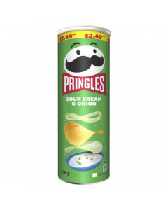 Pringles Sour Cream & Onion 165g