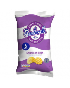 Seabrook Crinkle Cut Canadian Ham 6x25g