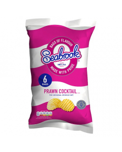 Seabrook Crinkle Cut Prawn Cocktail 6x25g