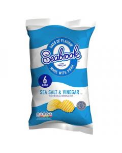 Seabrook Crinkle Cut Sea Salt & Vinegar 6x25g