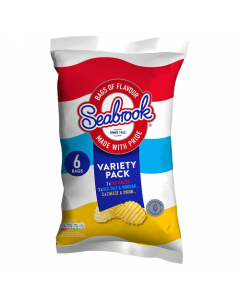 Seabrook Crinkle Cut Variety Pack 6x25g