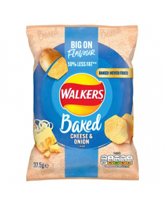 Walkers Baked Cheese & Onion Snack 37.5g