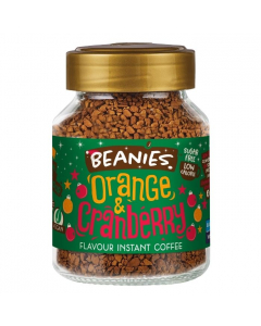 Beanies Orange & Cranberry Instant Coffee 50g