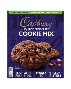Cadbury Double Choc Cookie Mix Hs 265g