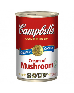 Campbell's Condensed Cream of Mushroom Soup 295g
