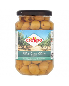 Crespo Pitted Green Olives 354g