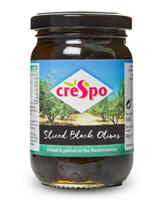 Crespo Sliced Black Olives 198g