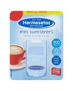 Hermesetas Mini Sweeteners 300 Tablets 4.2g