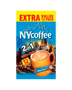 NY Coffee 2in1 White Coffee 12 Sachets