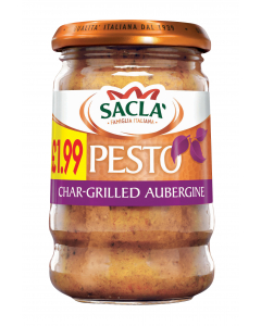 Sacla Char Grilled Aubergine Pesto 190g