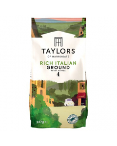 Taylors Of Harrogate Rich Italian Ground Roast Coffee 227g