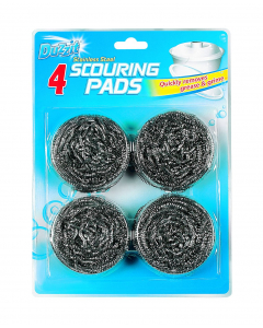 Stainless Steel Scouring Pads 36x4pk