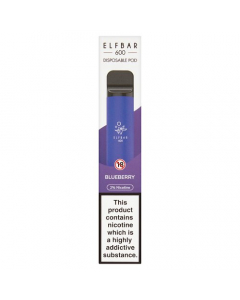 Elfbar 600 Disposable Vapouriser / Blueberry / 20mg