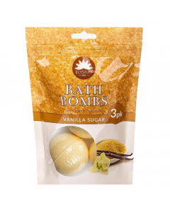 Elysium Spa Bath Bombs Vanilla Sugar 3 Pack