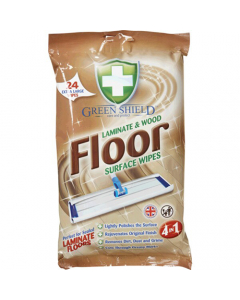 Green Shield Laminate & Wood Floor Surface Wipes 24 Wipes