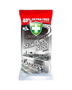 Green Shield Stainless Steel Wipes 70 Wipes