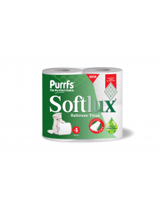 Softlux Bathroom Tissue 4 Pack 3 Ply White