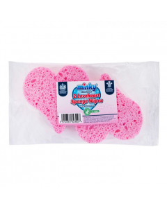 Minky Loveheart Sponge Wipes 2 Pack