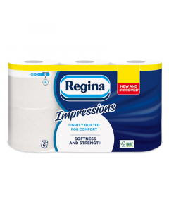 Regina Impressions Toilet Tissue 6 Rolls