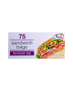 TidyZ 75 Sandwich Bags Turnover Top