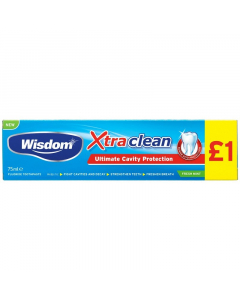 Wisdom Xtra Clean Fresh Mint Toothpaste 75ml