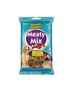 Munch & Crunch Meaty Mix 140g
