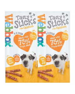 Webbox Small Dog Chicken Sticks  30g