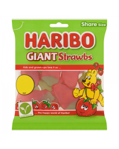 Haribo Giant Strawbs 140g