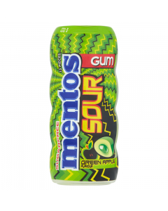 Mentos Gum Sour Apple Bottle 30g