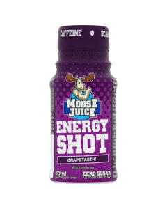 Moose Juice Energy Shot Grapetastic 60ml