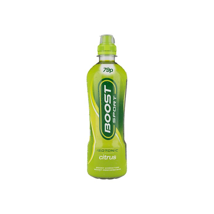 Boost Sport Citrus 500ml 79p 12 x 500ml Boost Soft Drinks