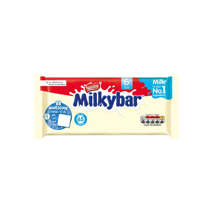 Milkybar White Chocolate 6 Pack 25 x 6pc Nestl Chocolate