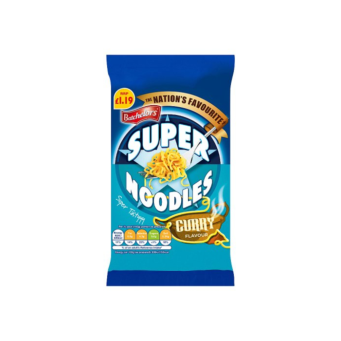 Batch Super Noodles Mild Curry 90g 8 x 90g Batchelors
