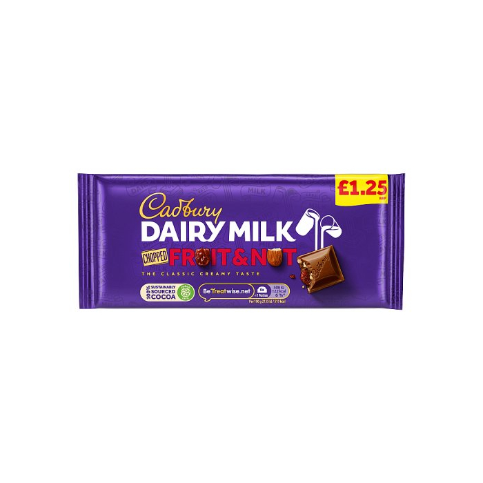 Cadbury fruit and nut deals