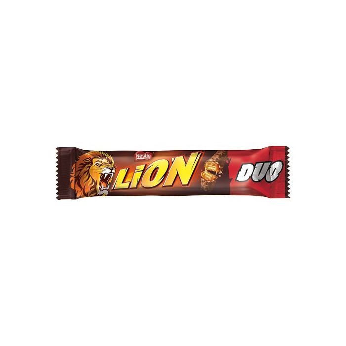 Lion Milk Chocolate Duo Bar (1 x 60g) < Nestlé (Chocolate) < King Size /  Duo Bars 