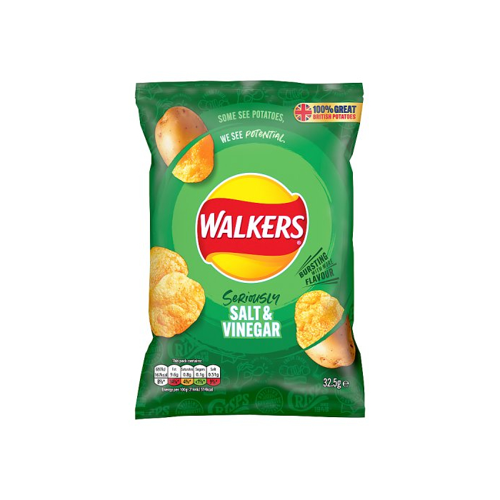 Walkers salt and vinegar grab sale bag