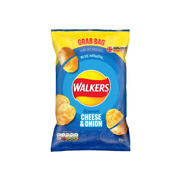 Walkers grab bag size 2025
