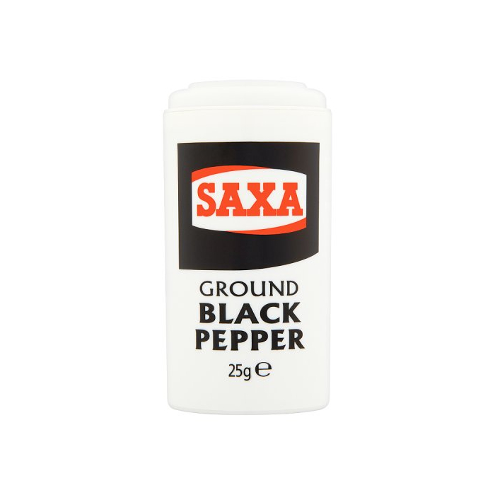 Saxa Black Peppercorn Pepper Grinder 45g is halal suitable