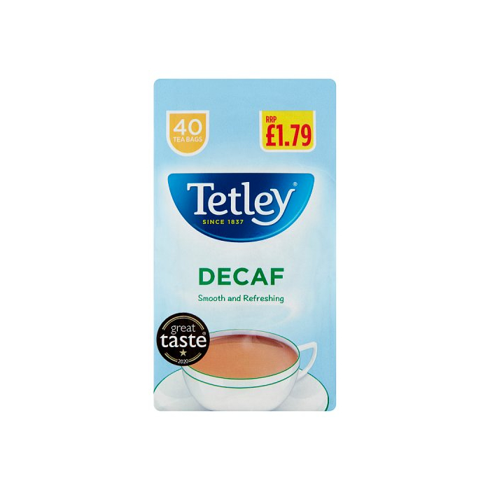 Decaf Tetley Tea Bags - 80 count