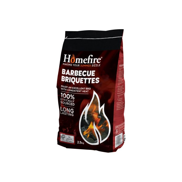Homefire Barbecue Briquettes 2.5kg 1 x 2.50kg Homefire