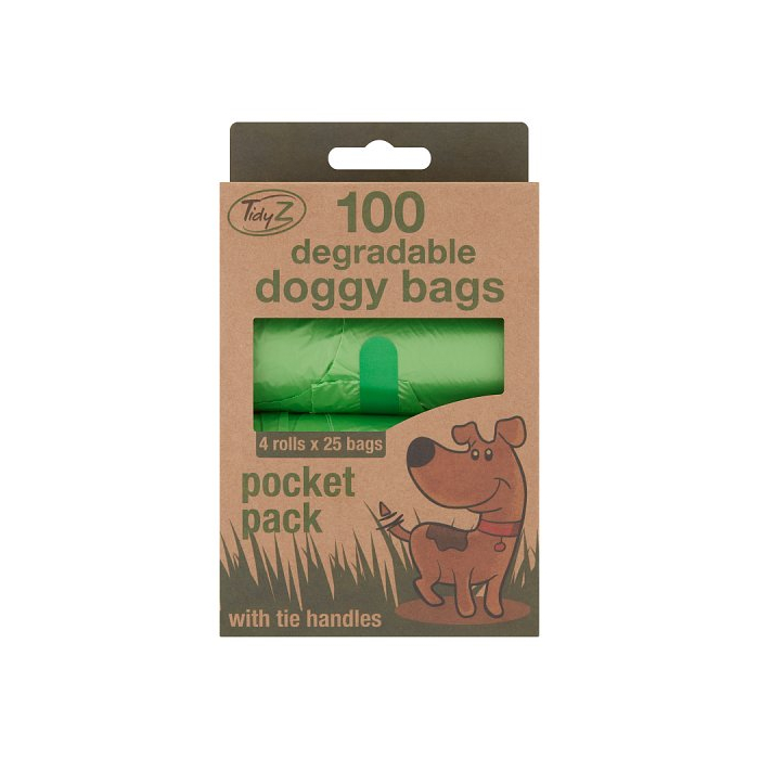 TidyZ 100 Degradable Doggy Bags 1 x 25pc Tidyz Other Pet Care MegaRetailer