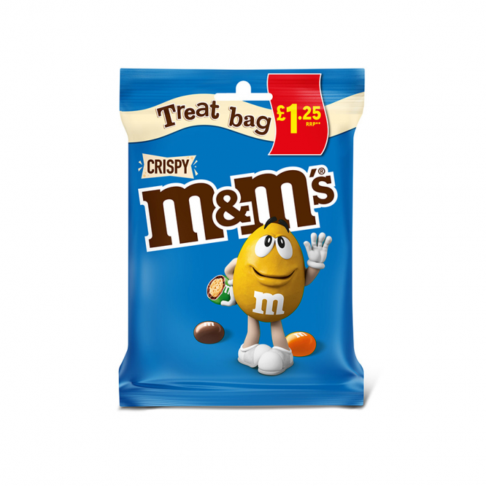 M&M Crispy Treat Bag - 77g - Pack of 1